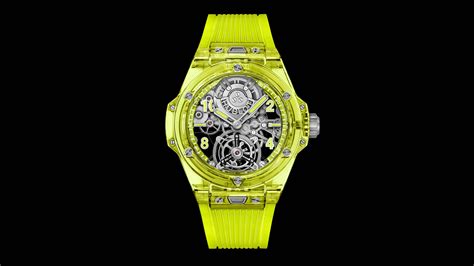 Hublot yellow neon